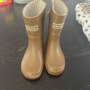 Coumi Kids Brown Rain Boots